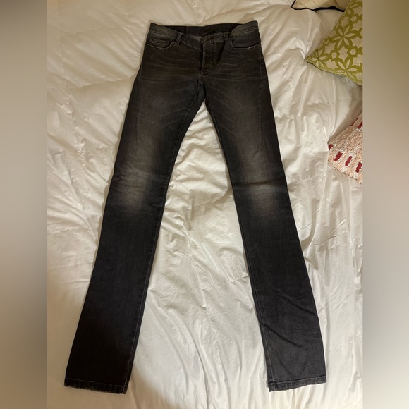For sale!! Nicolas Andreas Taralis so beautiful gray denim skinny long. Paris 28 - Picture 1 of 9